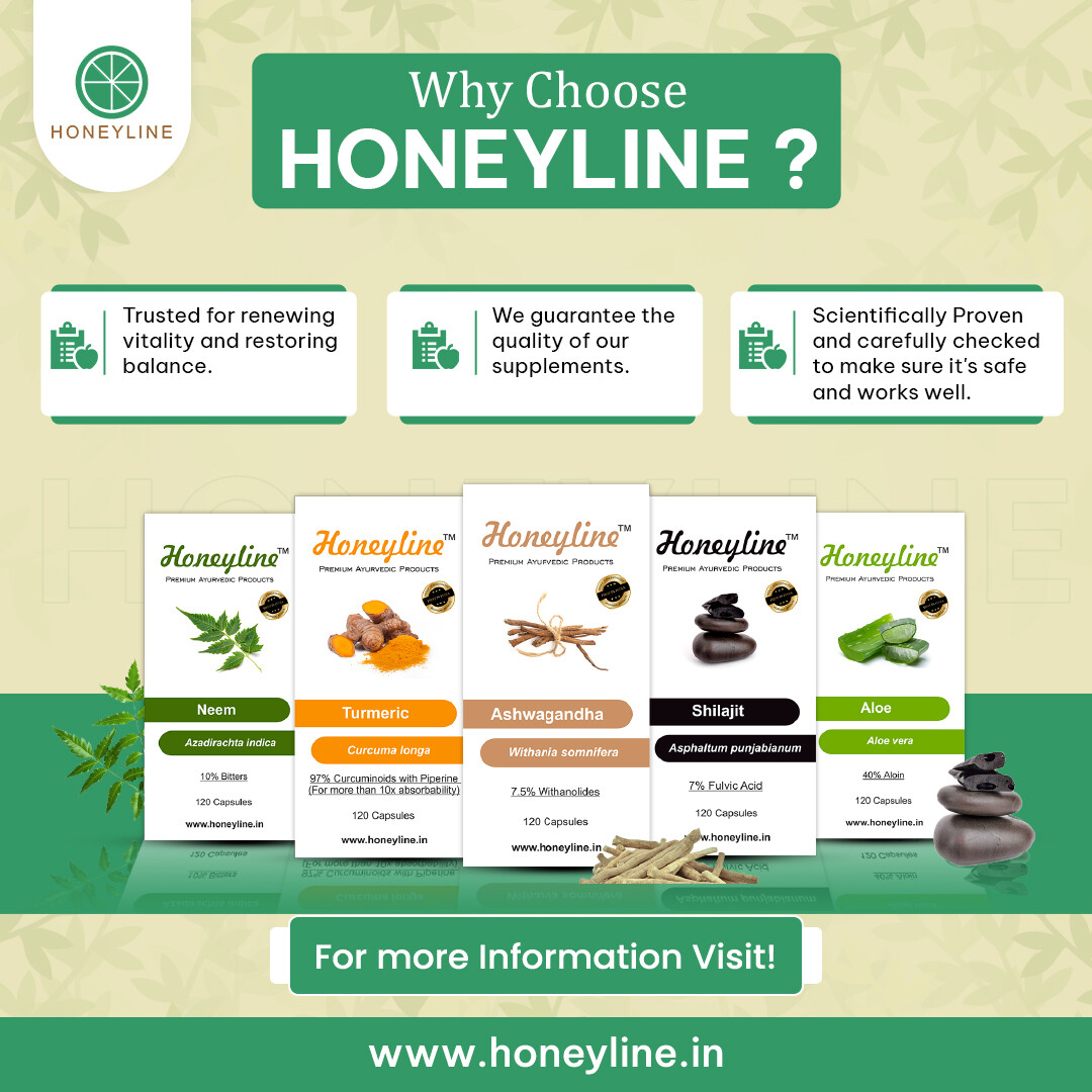 Choosing Honeyline means you'll get the best quality and effectiveness in your journey to wellness.
Visit🌐: honeyline.in

#HoneylineCapsules #NaturalHealth #WellnessJourney #HoneyBenefits #HealthyLiving #NatureInspired #BoostYourHealth #SweetWellness #EnergizeYourLife