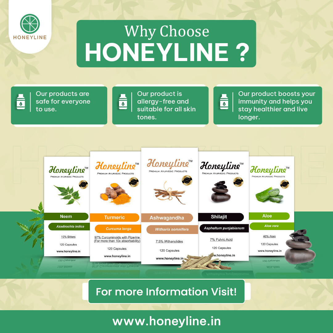 Try Honeyline Capsules and enjoy nature's benefits! Our products are made with the purest and strongest ingredients.

Visit🌐: honeyline.in

#HoneylineCapsules #NaturalHealth #HoneyBenefits #NatureInspired #BoostYourHealth #SweetWellness #EnergizeYourLife