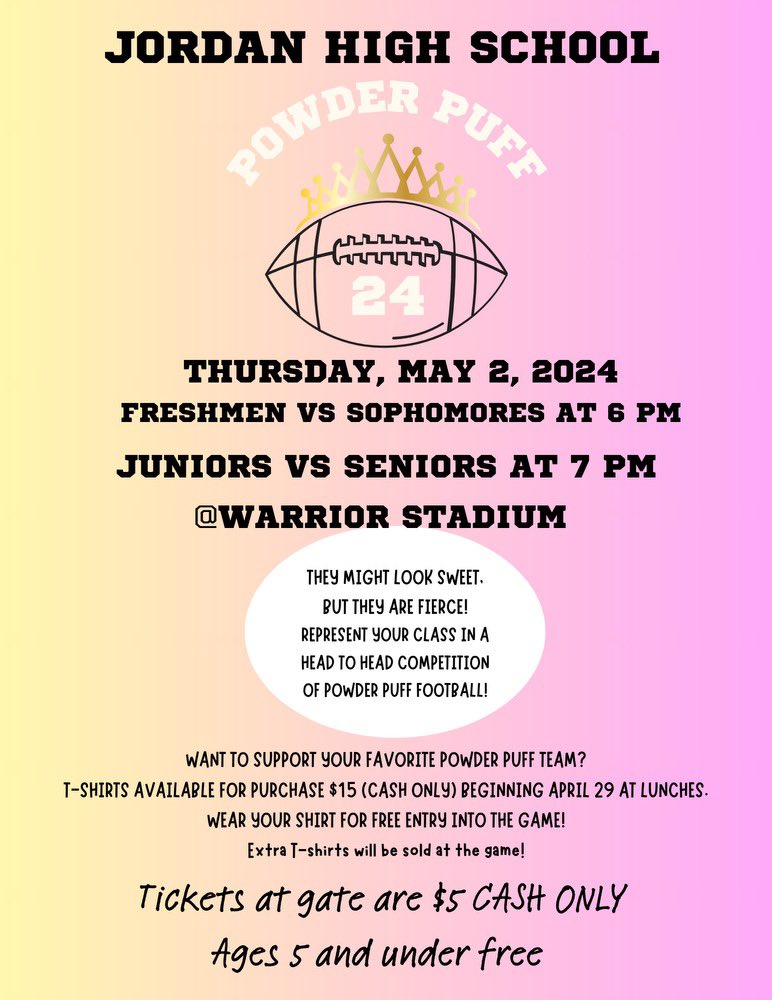 Jordan Athletic Booster Club (@jhswarriors_abc) on Twitter photo 