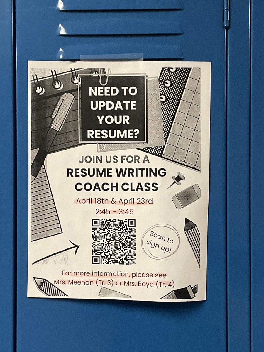 So pleased to see resume workshops being offered to all students in schools! #CareerDevelopment #SuccessAfterBCPS @CTE_BaltCoPS