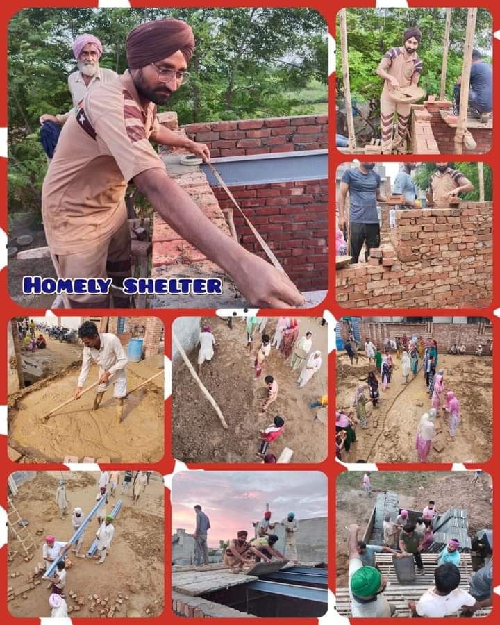 Due to being financially weak, there are some people who cannot even build a roof over their head. To help such needy people, a Aashiyana campaign was started by Saint Ram Rahim Ji, under which houses are built and given by the followers of Dera Sacha Sauda. #HopeForHomeless