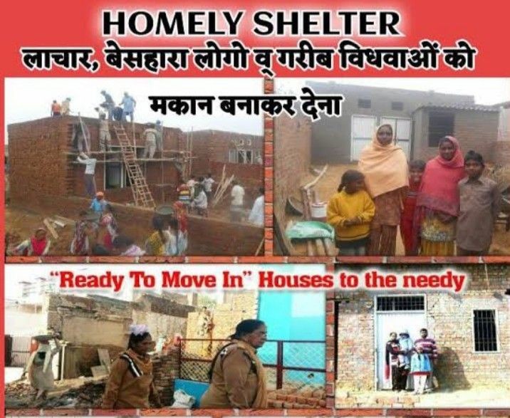 volunteers contribute from their hard-earned money to collect funds for Aashiyana initiative. They will use that collected fund to help  destitute people. By inspiration of Ram Rahim ji they construct homes for these and provide them ‘ready to move in homes’ #HopeForHomeless