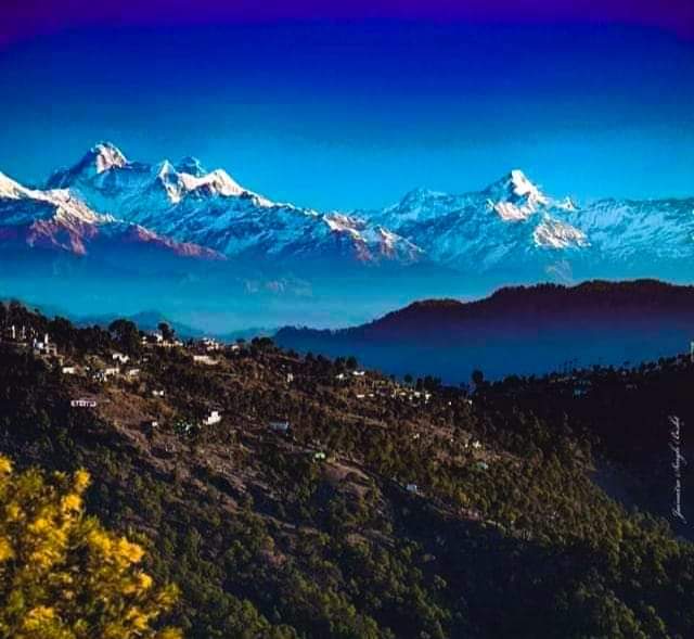 Nanda Devi Peak  and Nandkot Kasar Devi, Uttarakhand India.