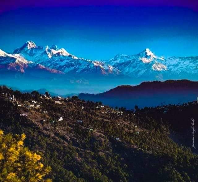 Nanda Devi Peak and Nandkot Kasar Devi, Uttarakhand India.