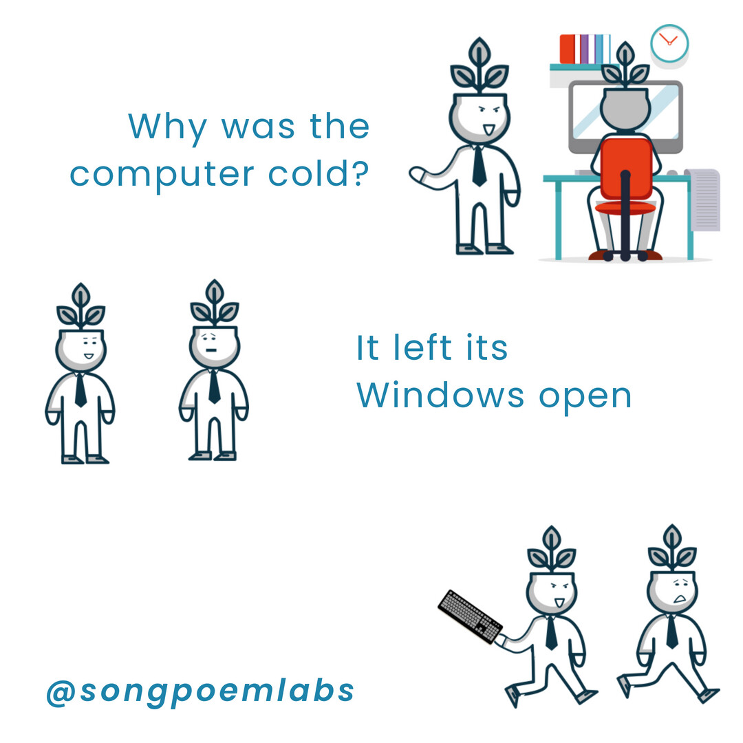 Computer caught a cold? Nah, just left its Windows open! 😄
#TechHumor #programming #itservices #softwaredevelopment