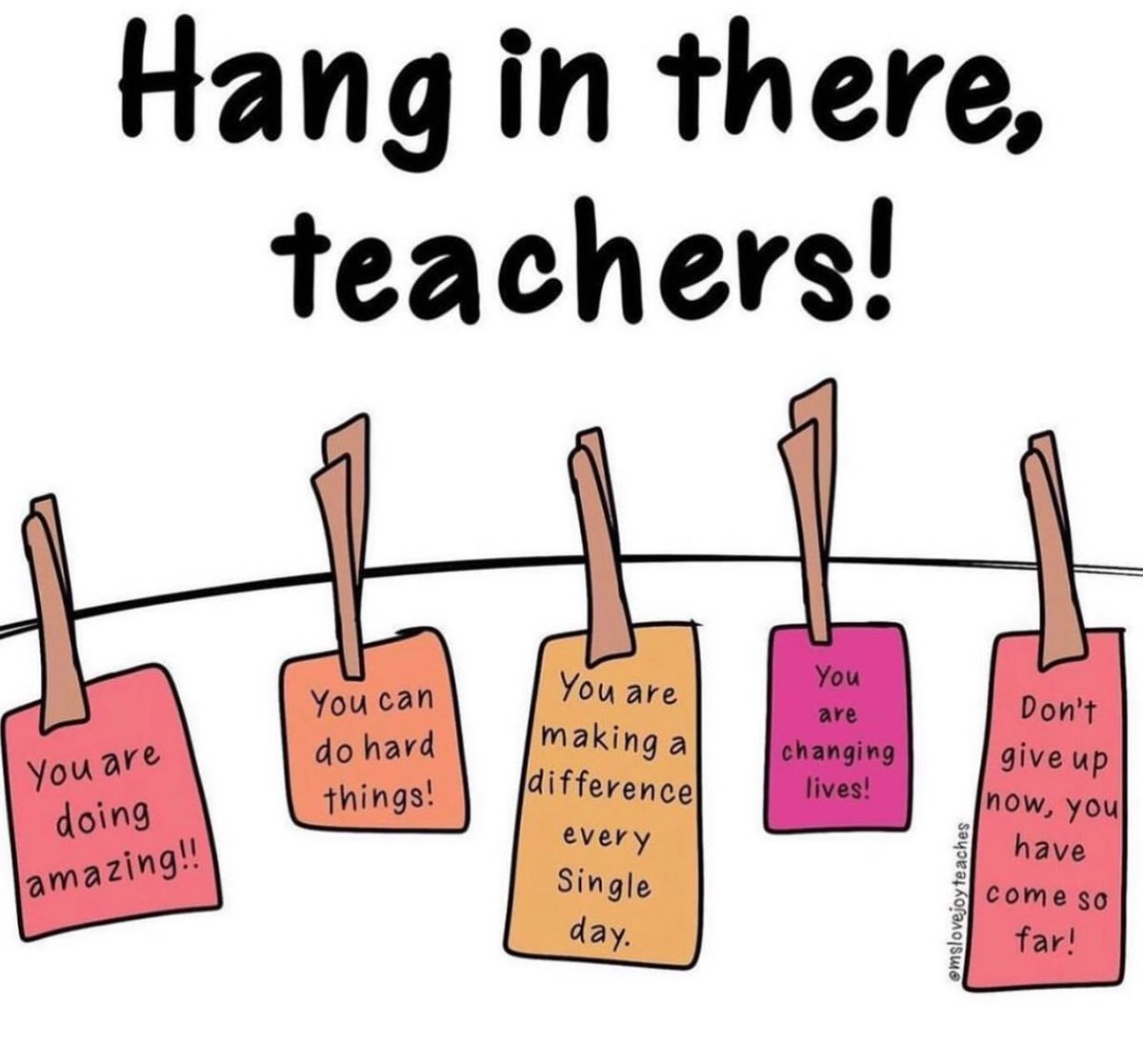 The number of days to the finish line of this school year are important as TEACHERS continue to make a difference for ALL students. Remember that as students smell summer and struggle more than normal to be engaged.