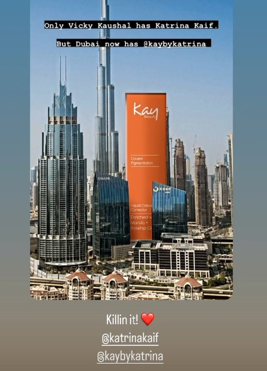 #Kaybeauty has made it's debut in the uae at Nysaa store 🔥

Congratulations Kay 🥳 The most successful entrepreneur ❤️

#KatrinaKaif #KaybyKatrina