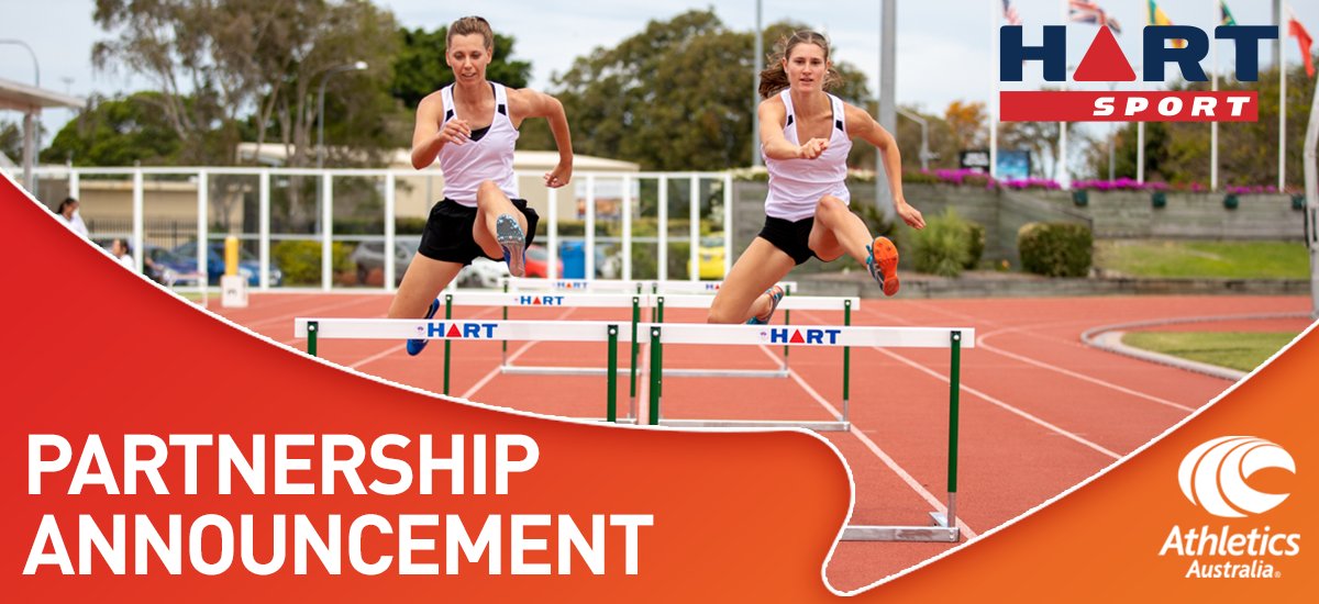 Athletics Australia will partner with HART Sport for the next 3 years. The collaboration marks a step forward in our united efforts to enhance sports education & promote healthy living through quality equipment & initiatives. bit.ly/HartSportXAA #ThisIsAthletics #HARTSport