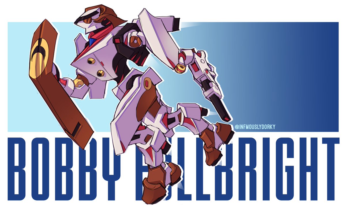 #bobbyfulbright from #AceAttorney as a mech for fun