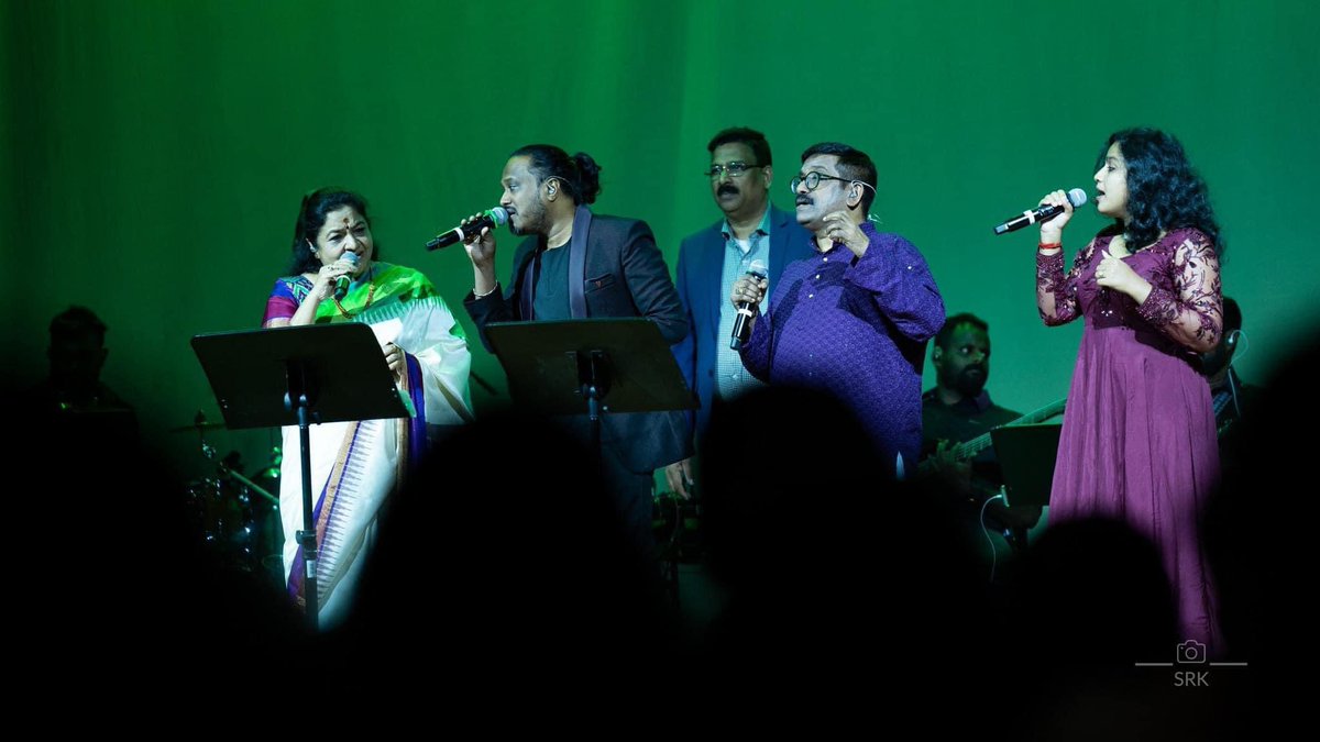 Hi everybody good day to you. I am on my way to Washington DC for the nxt leg of Nambiar Builders Chitravarnam'24 concert tour of the Americas. Four concerts are over. Full houses in Dallas,Houston,Toronto& Chicago. All full houses. Thanks a million for your love & support. 🥰🙏