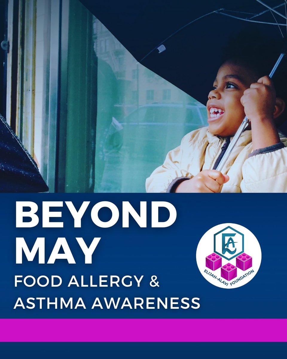 “Keep food allergy & asthma awareness going all year! Stay safe & informed.
