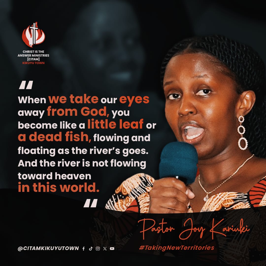 Owh to be on rivers that flow towards heaven..
A Bright and Good morning to you 😃, let's keep our eyes on God. 

#citamkikuyutownchurch #takingnewterritories