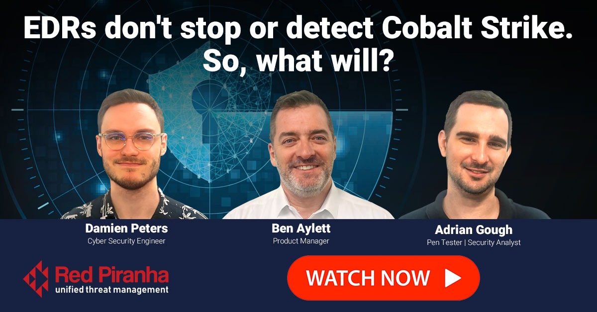 Exploiting a vulnerability in #MicrosoftOffice, the notorious #CobaltStrike strikes again!
Watch our monthly knowledge-sprint webinar and learn from our security experts on how you can protect and detect Cobalt Strike to stop the breach: youtu.be/SOEwco9le0I

#InfoSec