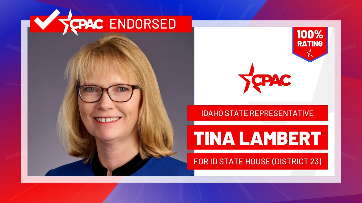 CPAC Endorses State Representative Tina Lambert for reelection to State House (ID-23)