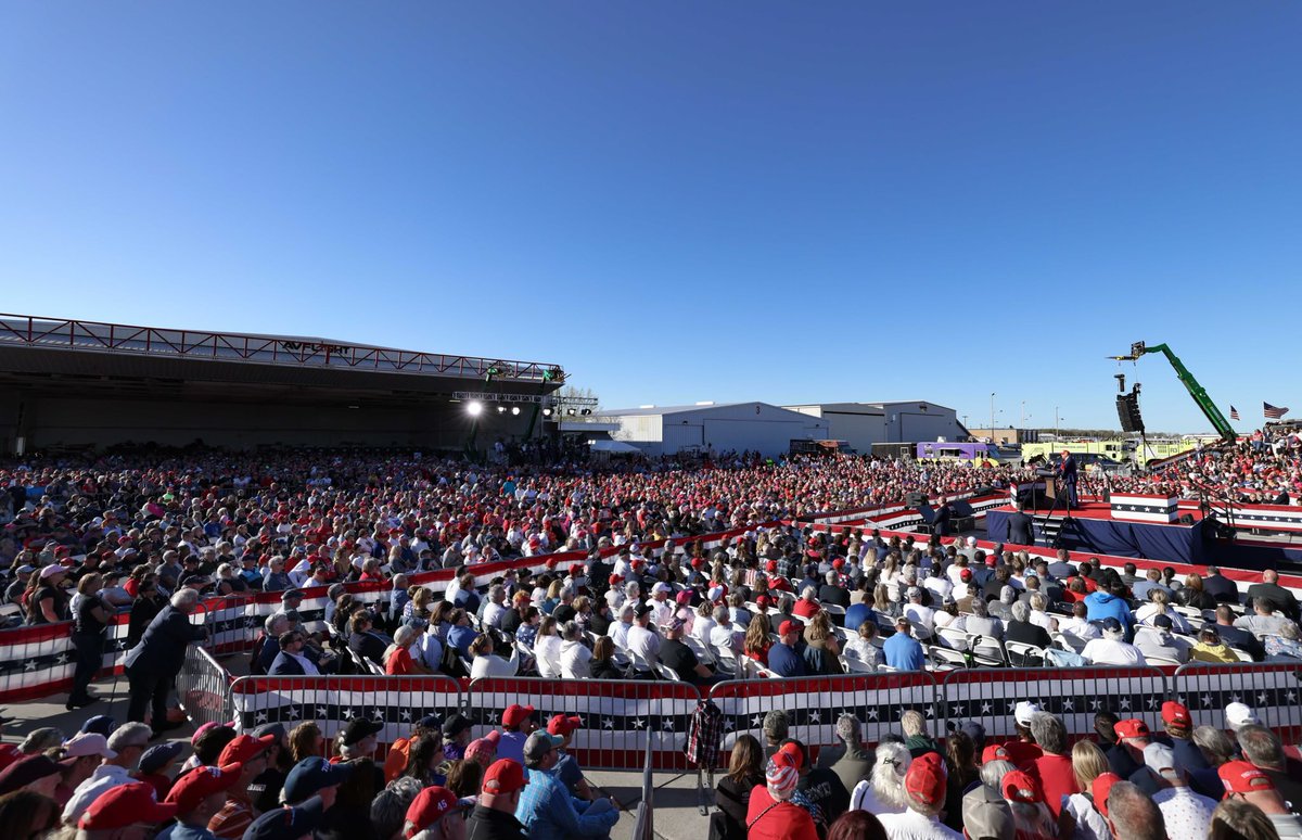 That’s a crowd ! Thank you Michigan !