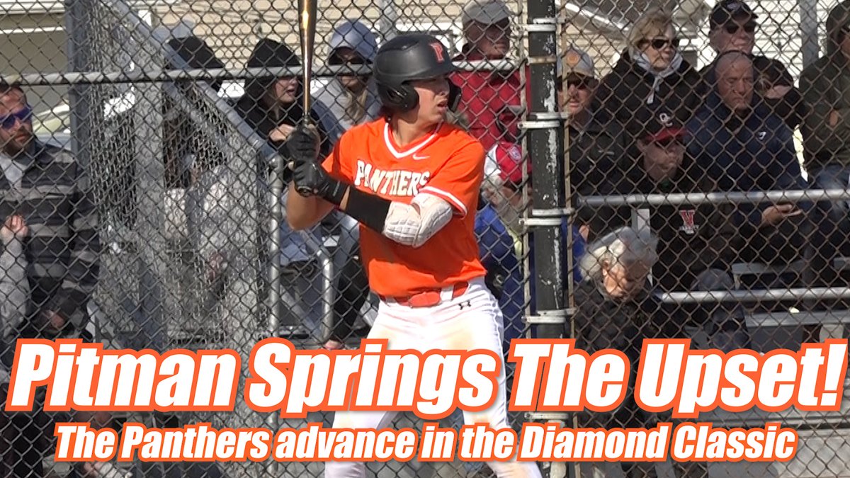 ⚾️💎 Pitman leaned on solid pitching and great defense to knock off tenth-seeded Ocean City. The Panthers earned a signature win on the road as they advanced to the second round of the Joe Hartmann Diamond Classic.

Watch the FULL highlights + reaction from Pitman's 1-0 win HERE: