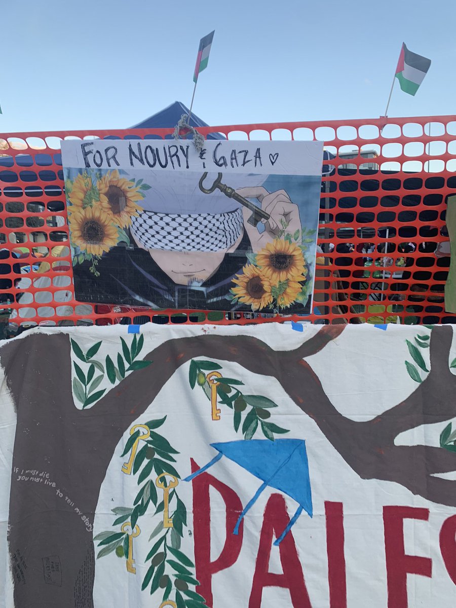 @Noony_Boony Noury, this was seen at the University of British Columbia encampment! You’re in our hearts, and you’ve got family in Vancouver cheering you on ❤️