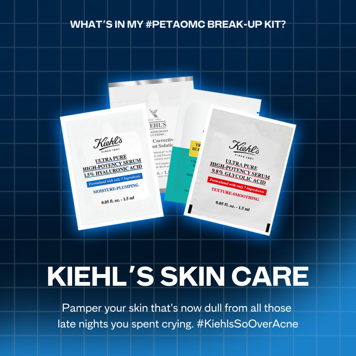 Bounce back from your heartbreak with the exclusive #PETAOneMoreChance Break-up Kit! 📦💙

Sanicare Hankies • Biogesic Tablets • Kiehl's Skin Care