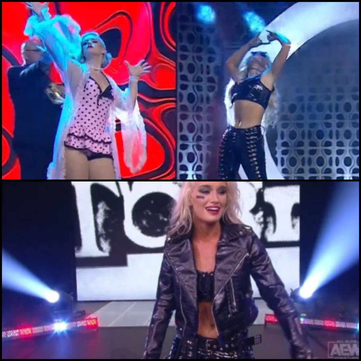 Mariah May continues the trend of fashion when it comes to Toni Storm.