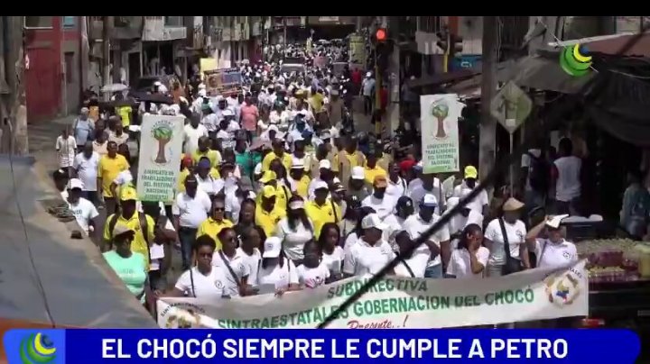 El Chocó, tampoco se quedó atrás también #LeMarchoAlCambio