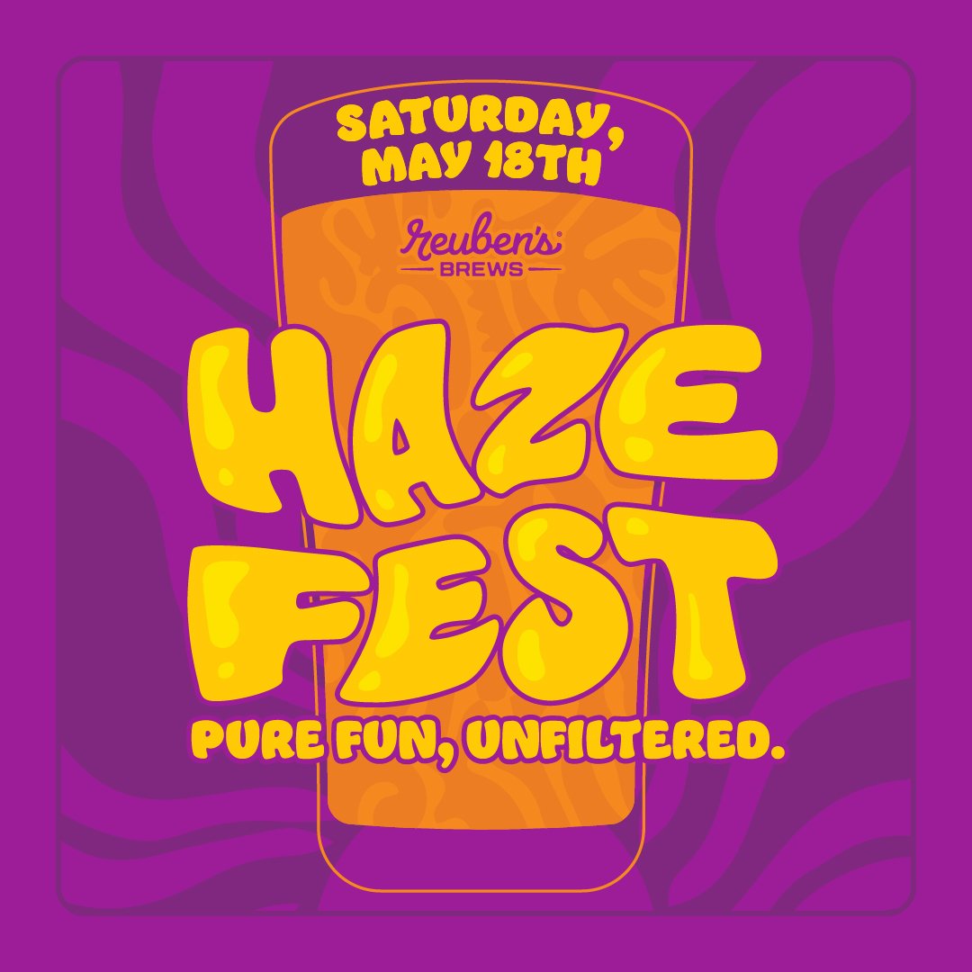 Mark your calendars, and let's get hazy. reubensbrews.com/event/2024-haz…