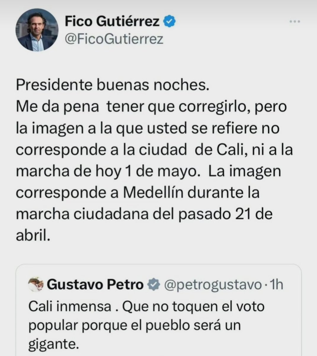 La volvió hacer @FicoGutierrez el terrorista Asesino drgdct d @petrogustavo , mentir es lo d él.