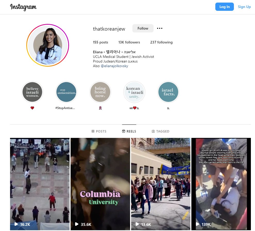 Now onto the claim about the Jewish girl who was beaten unconscious. This claim surfaced yesterday, April 30, with the publication of a video by instagram account 'thatkoreanjew', a self-described 'Jewish Activist,' which should be a signal that we're getting a biased account.