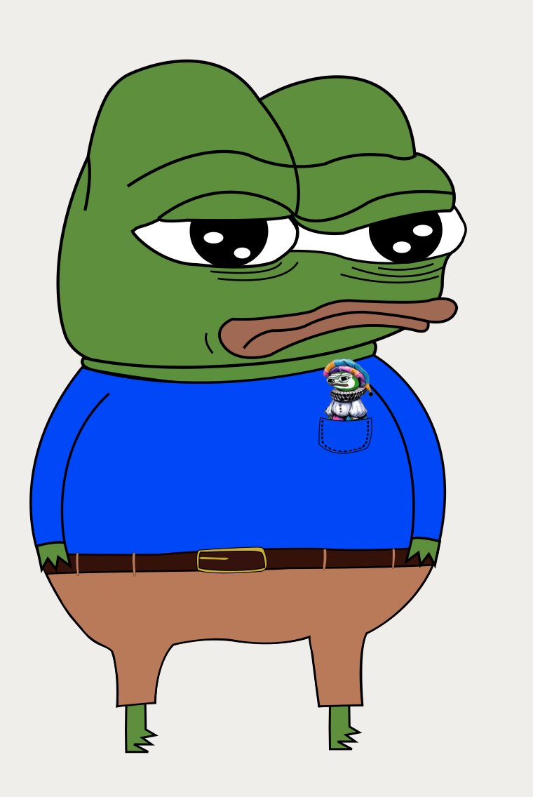 Disaffected Autismo with his pocket @letsnotbruh to help him through 🥺🐸