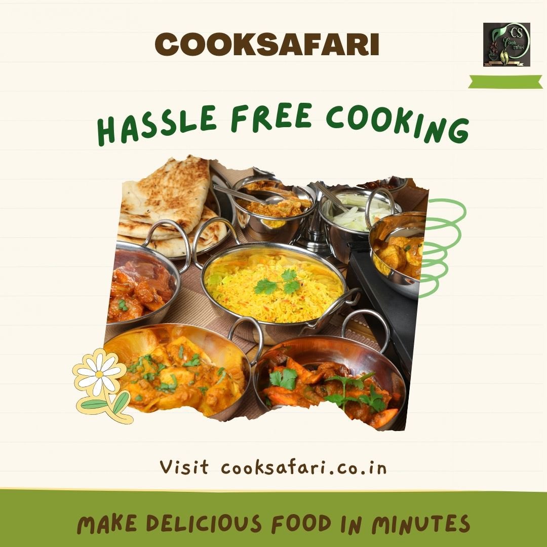 Cooksafari ready to cook gravy. A complete solution for cooking 

Hassle free cooking experience for cook , be it in restaurants / resorts / hotels / home / canteens 

Enjoy cooking time 

#cooksafari #readytocook #gravy #horeca #hasslefree #cookingpartner #dailycooking