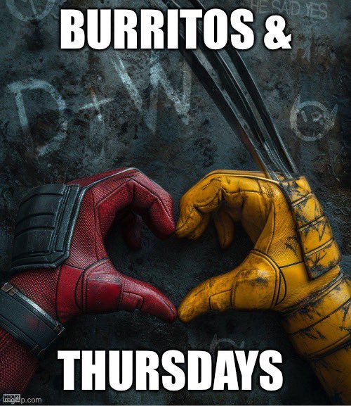 A match made in heaven - see you 0615 - #CRUSADERSUNDERGROUND #BURRITOTHURSDAY #WHHF