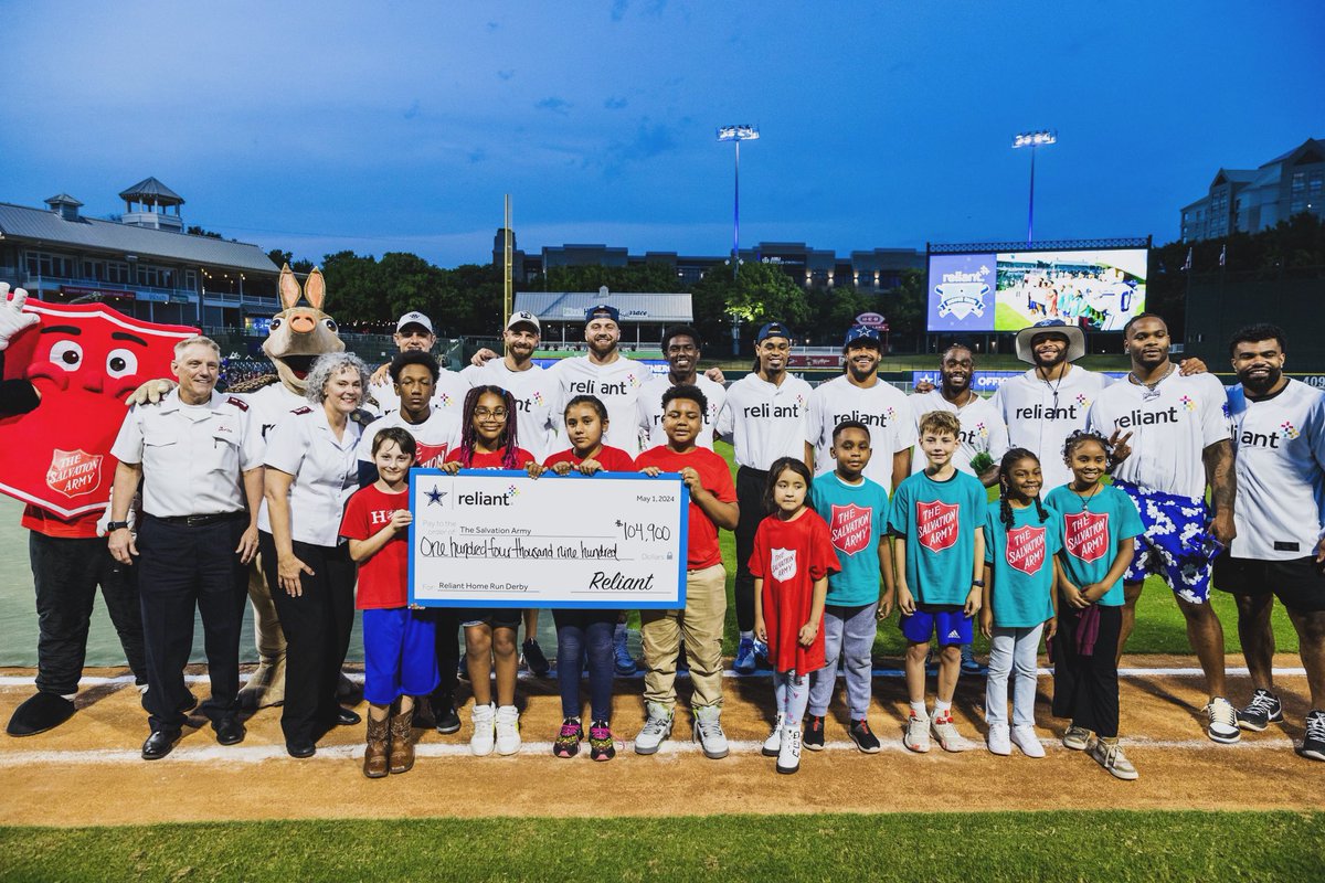The 11th annual #ReliantDerby was a homerun! We’re always thrilled to team up with the @DallasCowboys and our Dallas media partners to raise money for @SalArmyNTX and other #DFW nonprofits. This year we’re proud to say that together we raised $104,900!