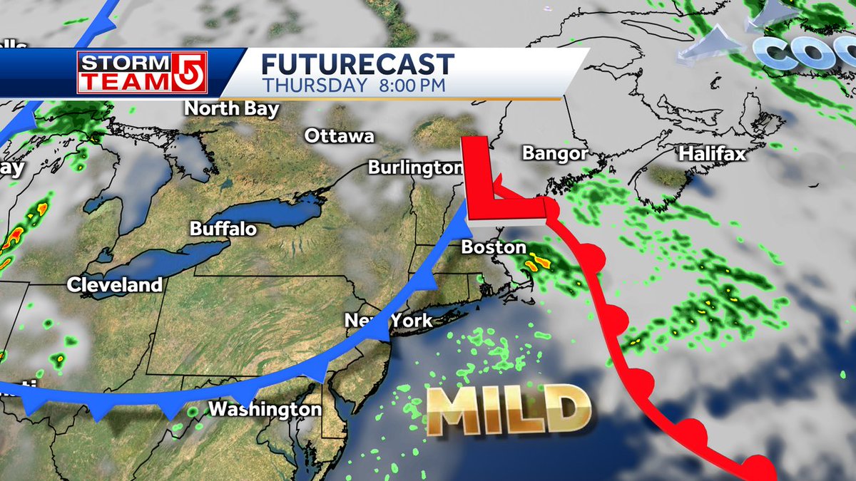 We have 2 chances for coastal showers tomorrow. The first in the morning will be over NE Mass. The second chance is Thursday evening and will be a little more widespread, but still focused inside of 495. The showers look to be light.