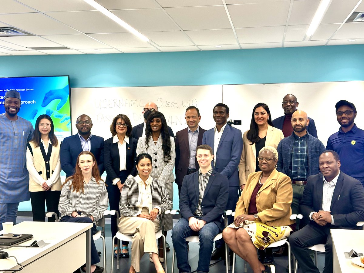 Congrats, Prof @uche_ngwaba for successfully leading and implementing Designing a Regional Health Governance Approach: An Interdisciplinary Symposium on Equitable Pandemic Mgt in the Inter-American System. Happy to be working with you on this project and excited for what's ahead