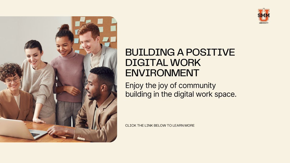 Unlocking the power of positivity in the digital realm! 💻✨ Let's cultivate an environment where collaboration flourishes, support abounds, and innovation thrives. Together, we can build a workspace that inspires and empowers. 
buff.ly/3QqZFGx 

#PositiveWorkEnvironment