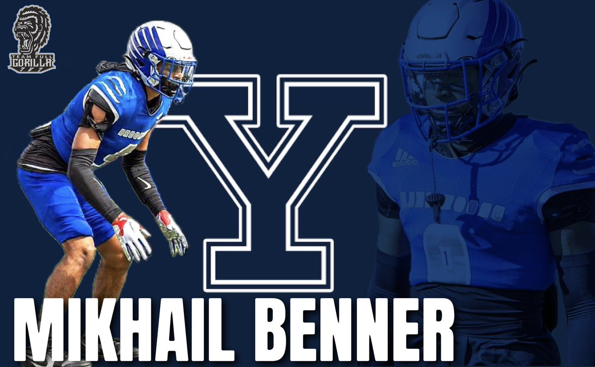 🚨🚨🚨🚨🦍🦍🦍🦍🦍🚨🚨🚨🚨

🔥🔥🔥🔥OFFER ALERT🔥🔥🔥🔥

Congratulations to @TeamFullGorilla 25’ ATH @bennermikhail0 earning an offer to continue his academic & athletic futures @yalefootball LFG!🦍🏈💯 #baller #ifyouballyoullgetthecall #skorillas #gorillawarfare #OAGAAG