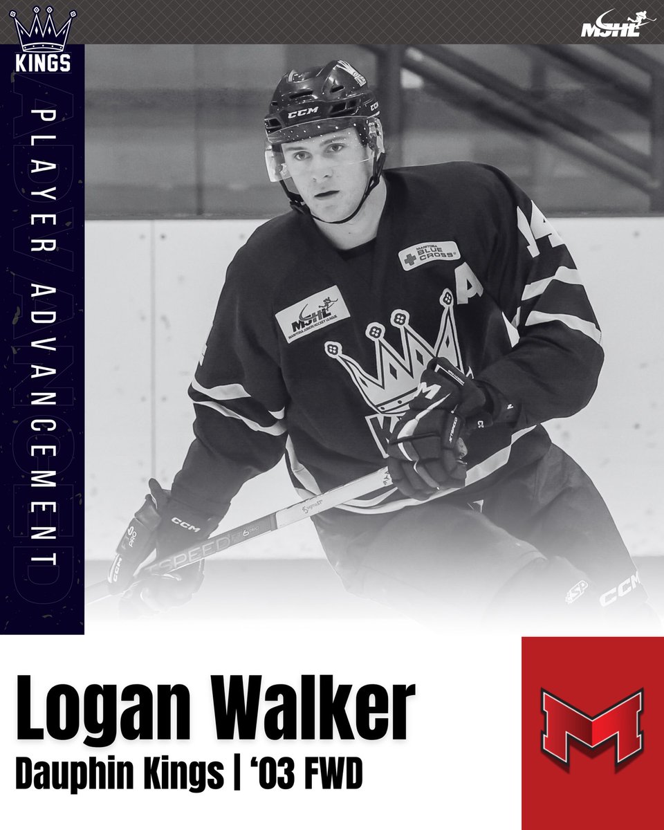 Congratulations to @dauphinkings FWD Logan Walker (‘03) who has committed to play ACHA @MaryvilleHockey 📸 @pointshotphotog 

#MJHLHockey #PlayHereGoAnywhere