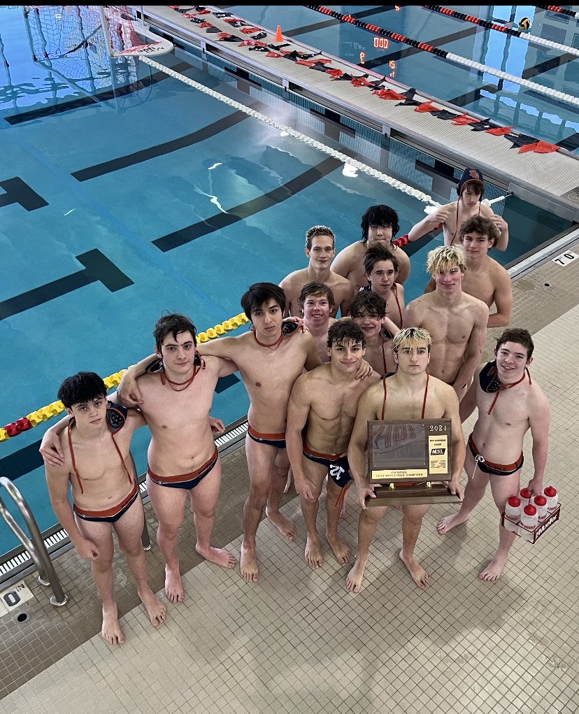 MSL East Champions!! This group worked so hard all season to get here! Totally deserved and job well done. Sectional water polo is next! @BGBisonAD