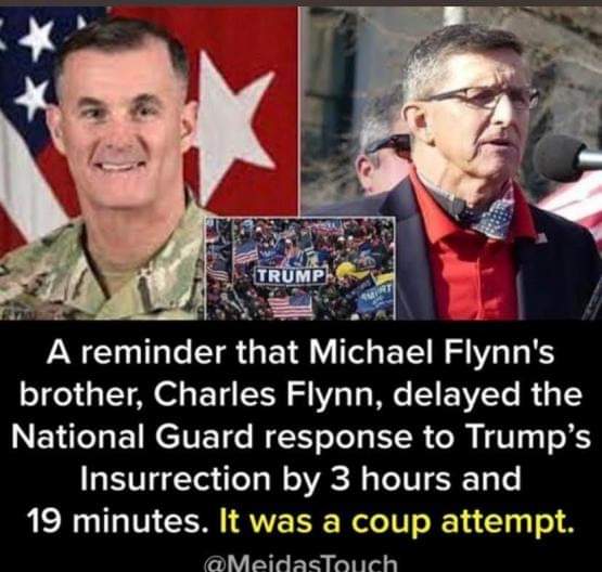 @Sky_Lee_1 @DeptofDefense @SecDef The brothers are traitors..
Charles delayed the national guard response by over 3 hours while Capital police were protecting our representatives..