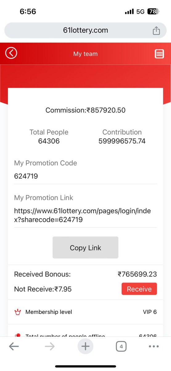 Day -2 
Hi Mumbai Police i have list of scammer website and i found this is 5000 crore scam can you please take action
Proof in screenshot- 64306 people invest 59 crore in scammer website
@MumbaiPolice please 🥺🙏🏻 take action I am not a victim I am cyber researcher