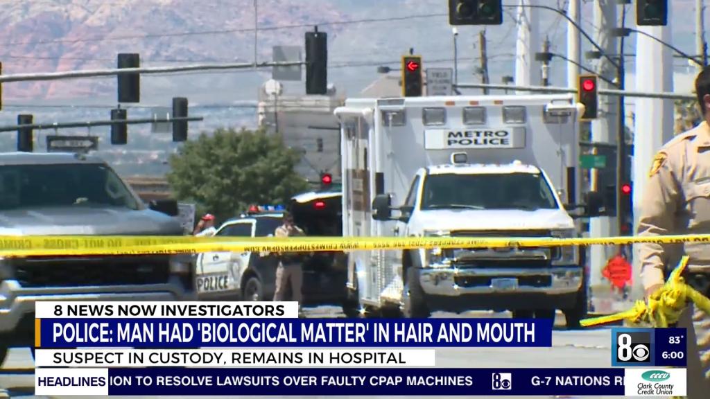 ‘Possessed’ murder suspect ate victim’s eye, ear after killing him near Las Vegas Strip: report trib.al/8JThrvp