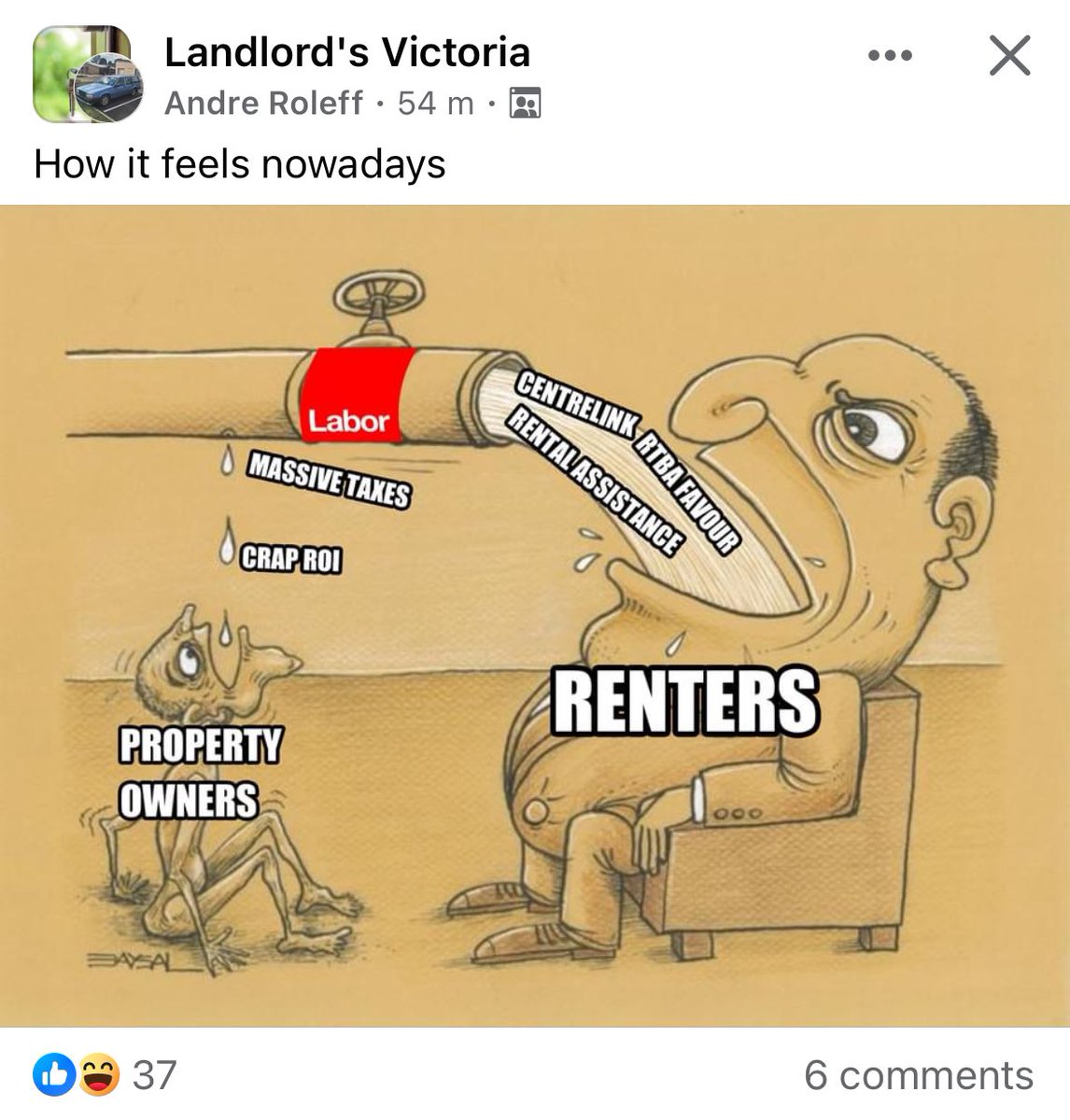 Landlord’s (sic) still having a normal one.