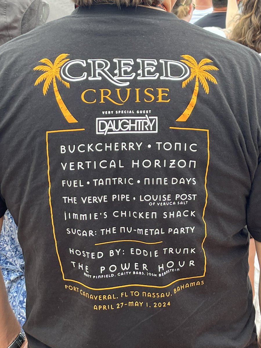 Some videos of @Creed @Buckcherry @tonicband Fuel , now on my @instagram . #SummerOf99Cruise