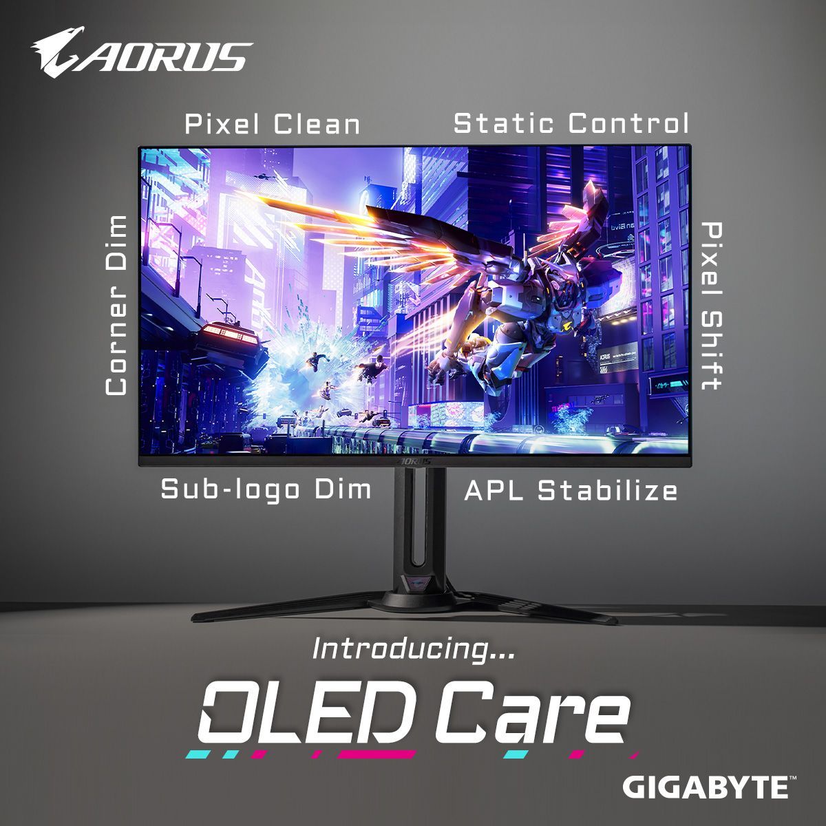 Did you know? All of our new QD-OLED monitors have built-in OLED Care to prevent burn-in!😉

Learn more here: gigabyte.com/au/WebPage/107…

#AORUS #GIGABYTE #OLEDCare