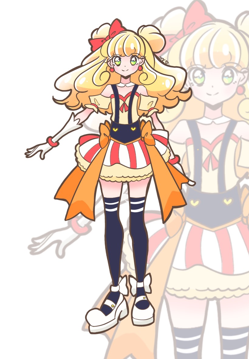 I am making a circus themed cures duo, here is the leader cure Joy, this will take me some time as I plan to make alternative transformations with specific themes, something similar to maho tsukai ✨ #precure #prettycure #precure2024