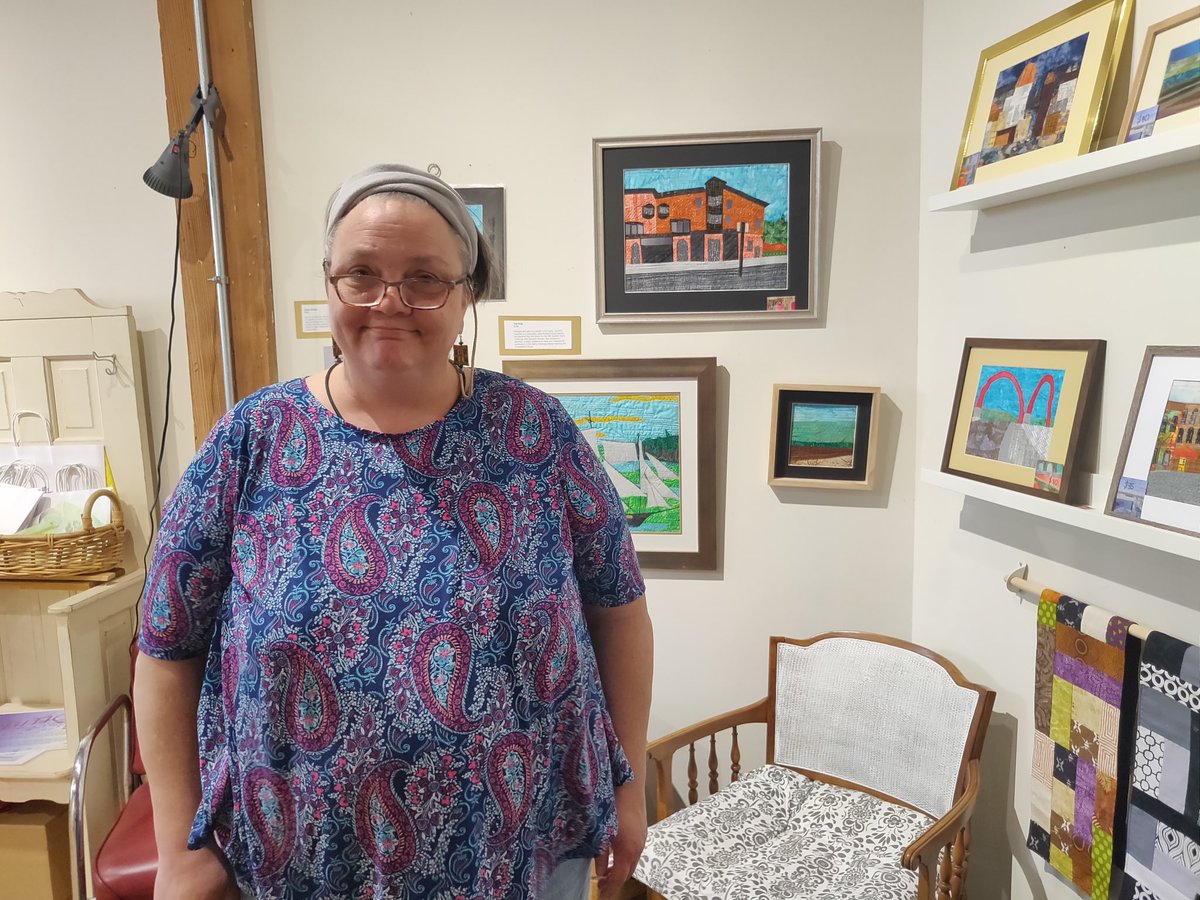 Art levels your head and eases your mind. Come see us in action. Shop, browse, and then refresh at Indeed Brewing Company! Open Studios May 2nd 5-9pm. 🖼️🍺🎉pictured the amazing Luce Quilts!