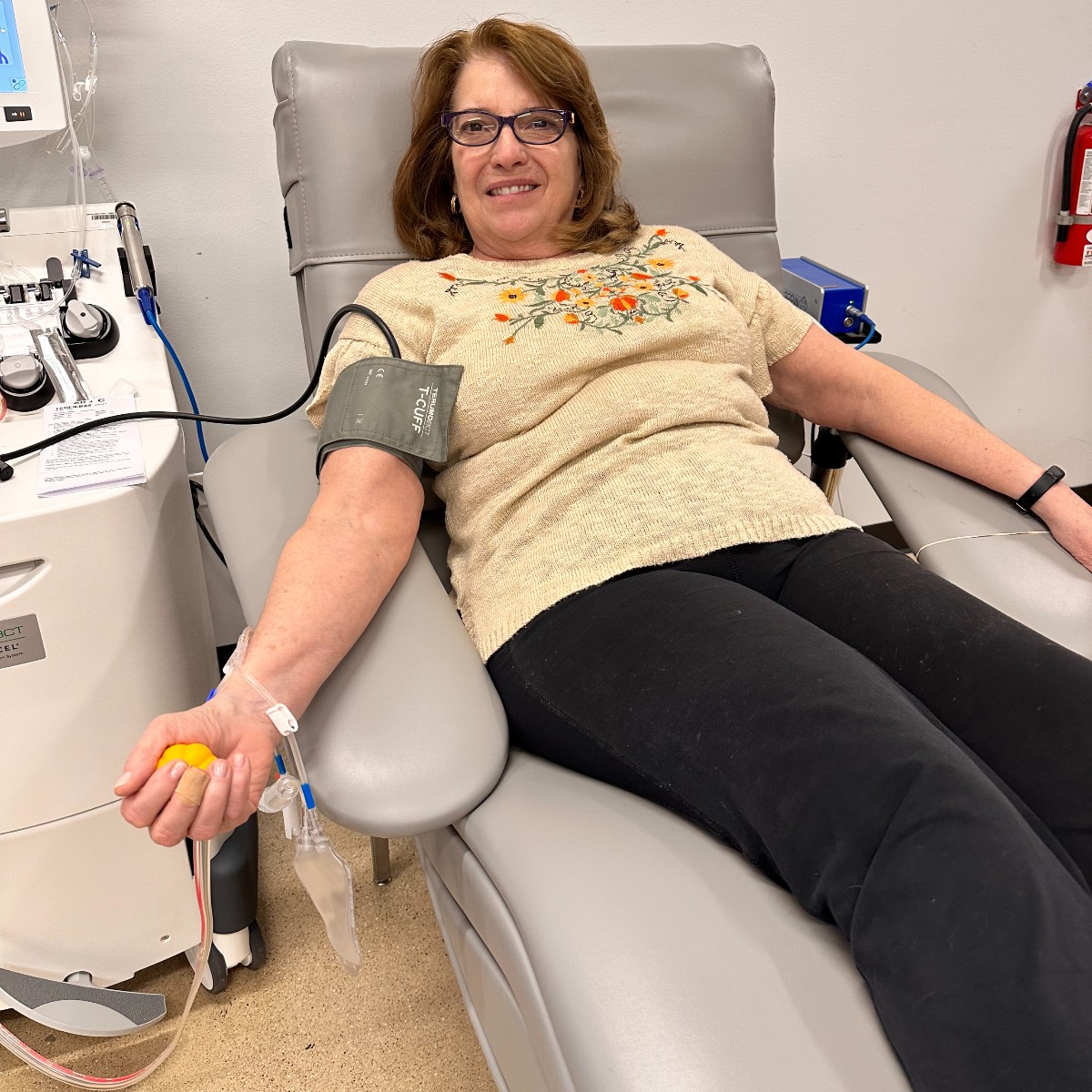 Precious, powerful platelets are the body’s natural band-aids. They help blood to clot and are especially vital for patients fighting cancer. Laura gave this valuable gift in Jefferson Park. Join Laura and #GiveBlood: vitalant.org