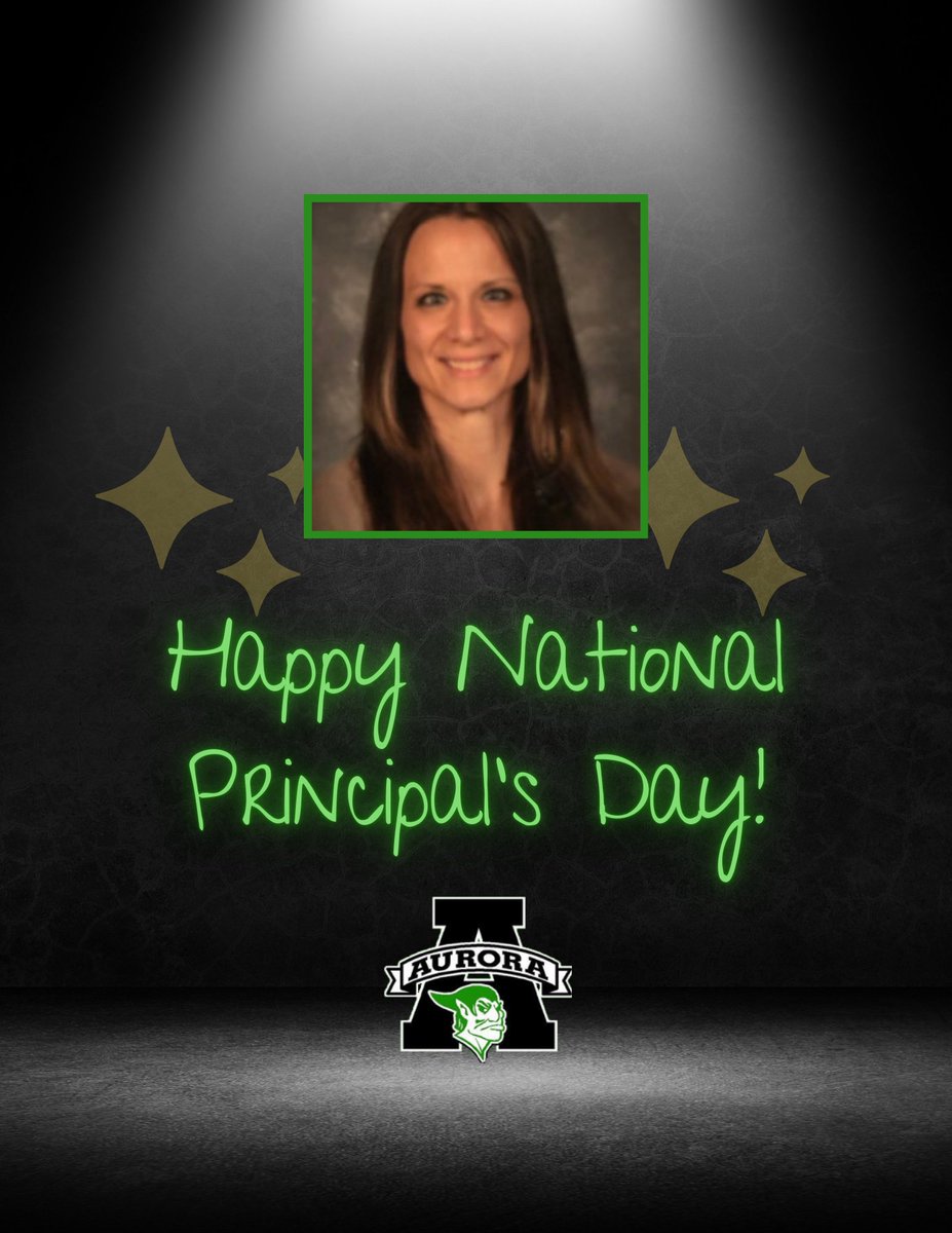 Happy National Principal's Day to our LES leader, @michelle_nizen @DrPMilcetich @Greenmensteward #UnitedGreenmen