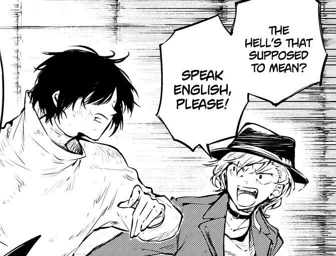 today's soukoku of the day is SPEAK ENGLISH PLEASE