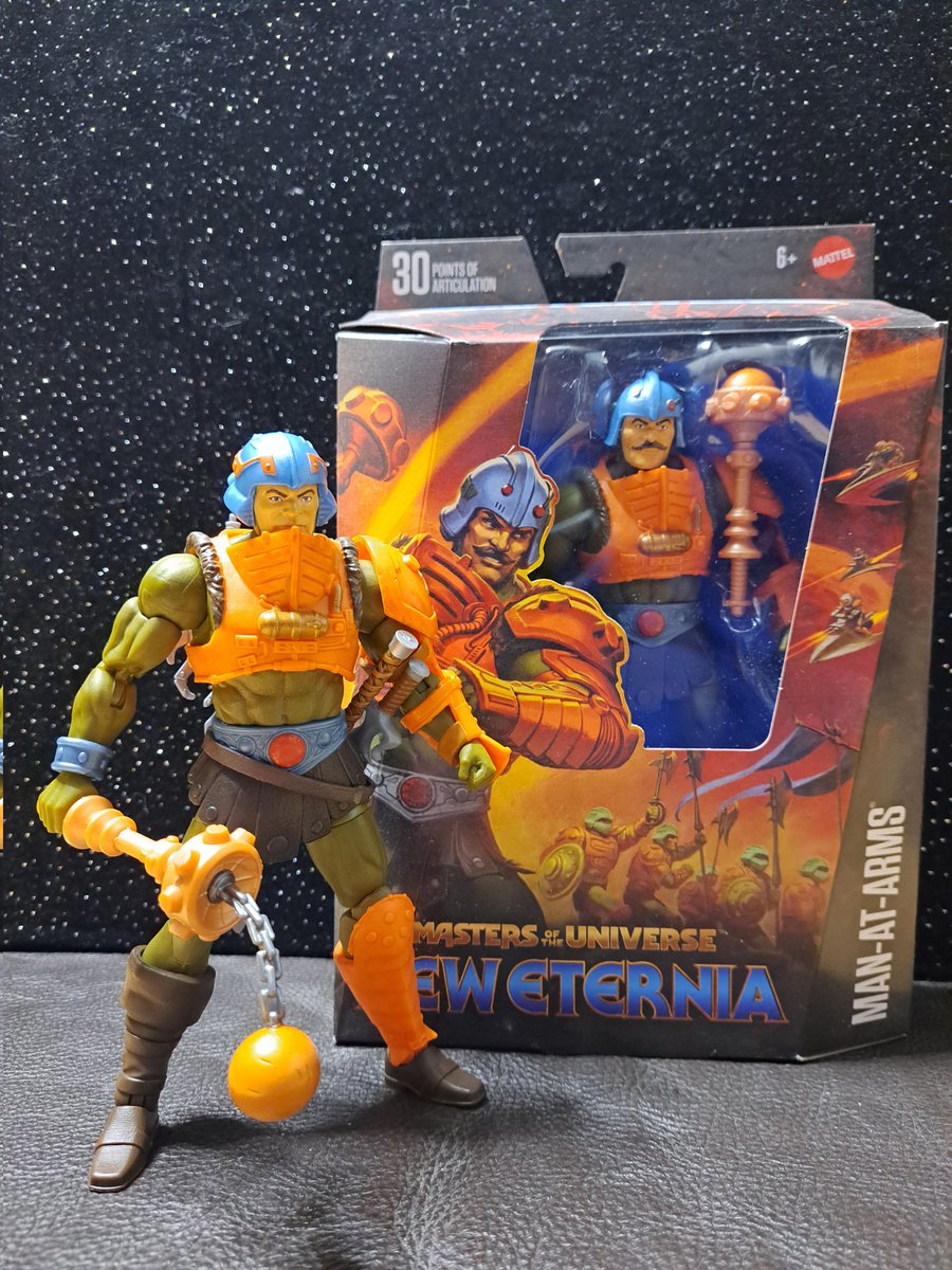 Good news! Thanks to the generosity of @The_TyeBox, I will be doing a new drawing for this brand new Masterverse New Eternia Man-At-Arms  (loose figure for comparison. He comes with 2 headsculpts and 2 mace display options.

If you follow me, your name is in! Drawing next week.
