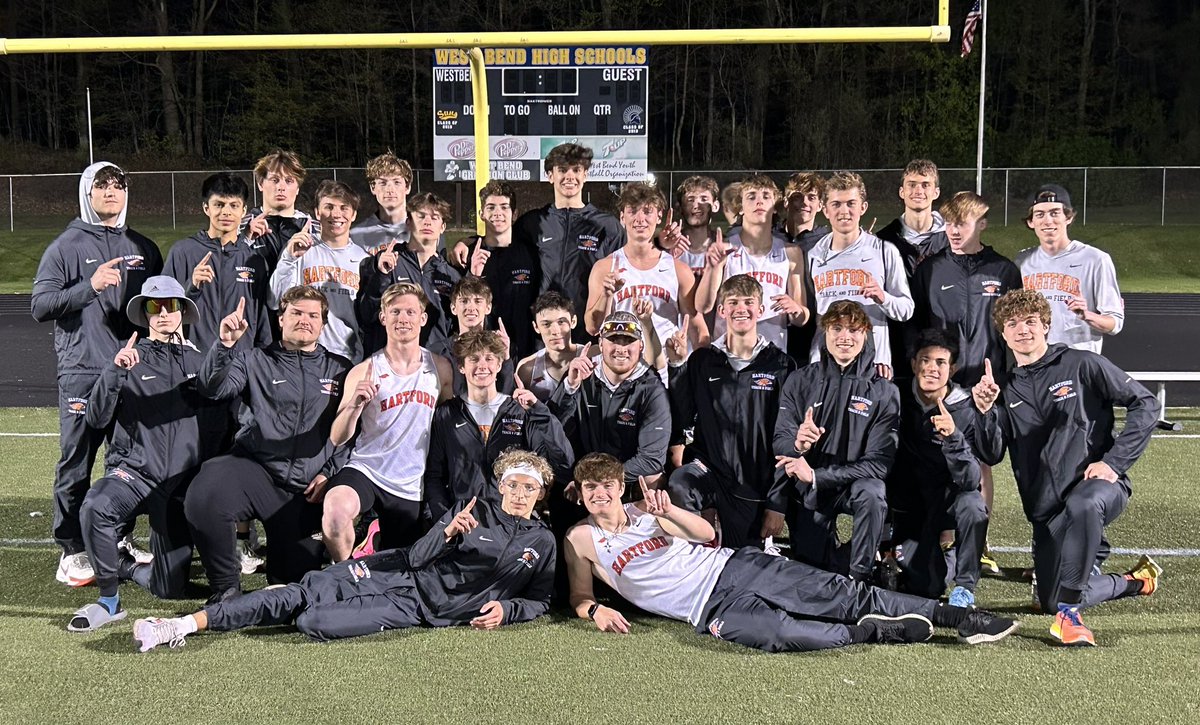 What a day! 2024 Conference relay champions! So many ups, downs and life lessons tonight, the fight was always there! Such an amazing group of student athletes. You continue to make us proud!